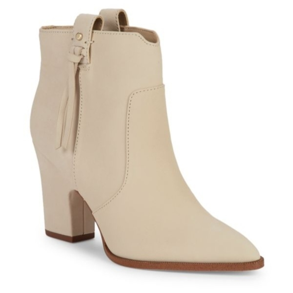 NWT Sam Edelman Niomie Suede Western-Style Booties, Sz 7.5